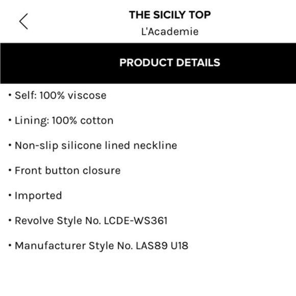 Revolve L’Academie Button Up Strapless Top, XS - Picture 4 of 9